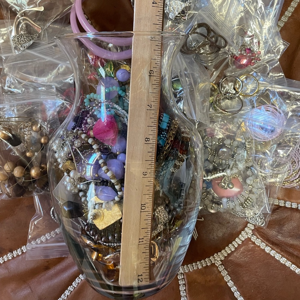 PACKED ALL Wearable mystery jewelry vase variety styles vintage to modern surpr…